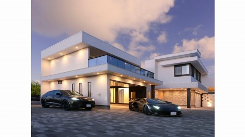 浜松でガレージハウスを建てるなら｜BIM設計で完成イメージを共有する建築設計