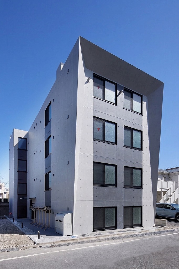 コンクリート打ち放しのデザイナーズマンション